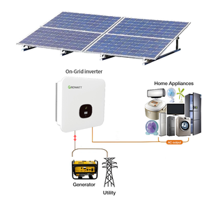 सौर ऑफ-ग्रिड सिस्टम पूरा किट 5kw 10kw 15kw 20kw 25kw inverter mppt नियंत्रक लिथियम आयन बैटरी के साथ - Product Image 1