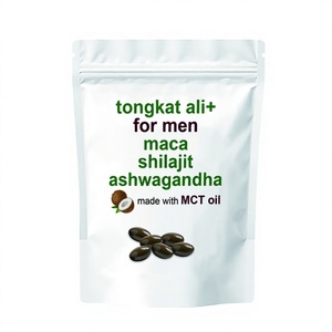 Gélules de Tongkat Ali à succès avec huile MCT pour complément de performance masculine à base de plantes - Product Image 1