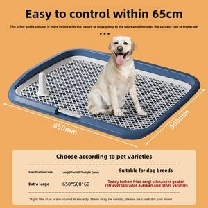 Vente en gros de toilettes pour super grands et moyens petits chiens tablettes à haute clôture urinoirs pour chiens anti-éclaboussures colonnes simples en plastique pour animaux de compagnie - Product Image 3