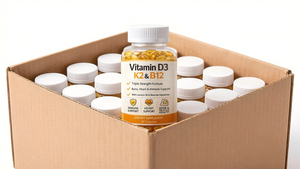 Capsules de vitamine D3 K2 B12 en gélules molles, soutien osseux, cardiaque et immunitaire, complément alimentaire, marque privée OEM ODM - Product Image 2