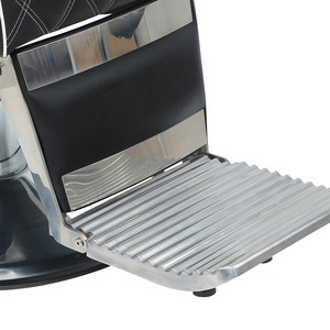 Silla de Peluquería HZ8752B Negra, Silla de Barbero Ajustable en Altura para Locales Comerciales - Product Image 1