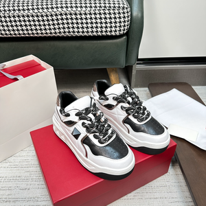 Chaussures de marche Cloud de luxe, tendance 2025, à bout fermé, à lacets, en cuir véritable, avec amorti, tendance mode personnalisée - Product Image 3