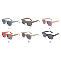 Jzu — lunettes de soleil polarisées uv pour enfants de 0 à 3 ans, en silicone, pour garçons et filles, nouveau, 2022