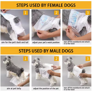 10 pièces couches jetables pour animaux de compagnie Super absorbant étanche chiot <span class=keywords><strong>chien</strong></span> coussinets de formation pour la formation de la maison et la Protection contre l'<span class=keywords><strong>incontinence</strong></span> - Product Image 6