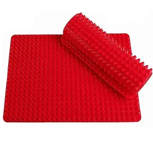 OKSILICONE Del Silicone di Cottura Mat, non-stick Pasticceria con Grasso Riducendo Sano di Cottura Resistente Al Calore per silicone bbq grill mat