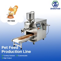 Mesin Pengolah Pakan Hewan Peliharaan Lini Produksi Makanan Anjing Kucing Peralatan Pembuatan Makanan Hewan Peliharaan