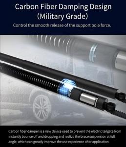 ลิฟต์ยกประตูไฟฟ้าอัตโนมัติแบบไม่มีการแทรกซึม IPX7กันน้ำพร้อมรีโมตคอนโทรลและเสาคู่สำหรับ BYD ATTO 2022 + - Product Image 4