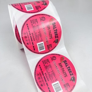 Etichetta Adesiva Rotonda Personalizzata Impermeabile in Vinile, Etichetta per Prodotti Alimentari con Stampa in Lamina d'Oro e <span class=keywords><strong>Codice</strong></span> QR - Product Image 5