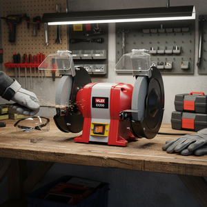VALEX VAL1400115 #   Smerigliatrice Doppia da Banco Elettrica/a Batteria di Grado Industriale Italia - Product Image 3