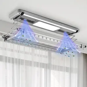 Hot Sale Electric Smart Houseware Laundry Drying Rack Ceiling Drying Laundry Clothes Hanger For Wall Space