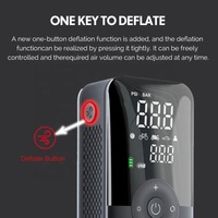 5200mAh Battery 150PSI Cordless Automatic with Power Bank Function Wireless Car Air Compressor Electric Tire Inflators