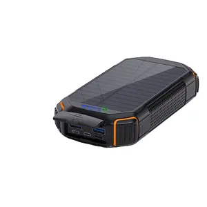 New Products Consumer Electronics Portable Battery Solar Panel Wireless Power Bank For Outdoor Camping