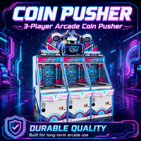 Machine de jeu pousse-pièces directe usine, produit pour parcs d'attractions, centres de jeux et attractions rapides, machine d'arcade en fer