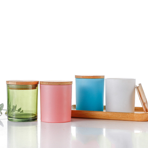 Proveedor Profesional de Frascos de Vidrio Transparentes Vacíos para Velas, Mini, Pequeños, con Tapas de Madera de Bambú, Marca Privada - Product Image 5