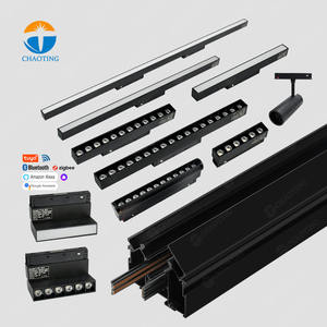 Système d'éclairage sur rail magnétique COB Stretch Tension Tissu Profilé de plafond <span class=keywords><strong>LED</strong></span> Rail magnétique DC 48V <span class=keywords><strong>Led</strong></span> Track Lighting - Product Image 1