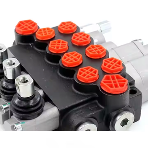 Hansen-Válvula direccional monobloque manual de 4 carretes, 250 bar de presión, 1 año de garantía, maquinaria de construcción - Product Image 4