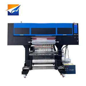 Popolare merci DTF UV stampante 600 con tre Printerhead per I3200 uso per stampa Uv t-shirt stampa di etichette