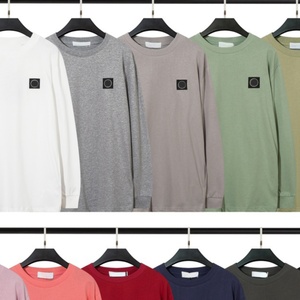 เสื้อสเวตเตอร์คอกลมทรงหลวมสไตล์ลำลองสำหรับผู้ชาย  ปักลายเข็มทิศ  ผ้าฝ้าย 100%  ตกแต่งด้วยหิน  แบรนด์ ST - Product Image 5