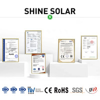 Panneau solaire monocristallin 12V 24V 20W 30W 50W 100W, module PV rigide en verre, qualité A, certifié TUV, pour hors réseau, camping-car, bateau, camping