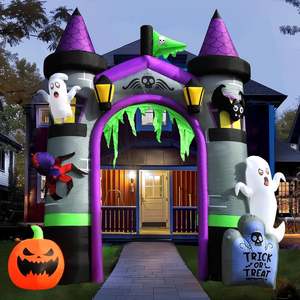 Château gonflable d'Halloween en promotion pour les événements commerciaux et les fêtes d'enfants - Product Image 3