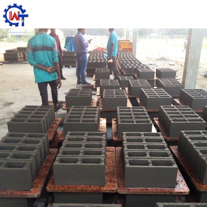 Qt4-15 Paver <strong>Brick</strong> <strong>Machine</strong> Uganda Color Curb Interlocking Block Making Machinery Full Set Manufacturer Price List - Product Image 3
