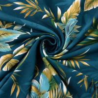 Tissu en maille de soie de lait, respirant, léger, style floral, extensible, pour housses de canapé et de chaise, personnalisable, directement de l'usine