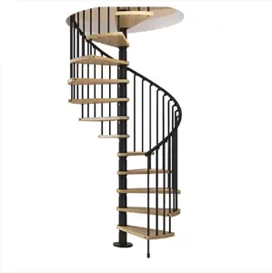 House Remodeling Apartment Space Saving Indoor Spiral Staircase for Sale