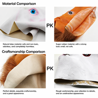 Masque de Clown Effrayant en Gros, en Latex Naturel Non Toxique, Masque Réaliste pour Fête d'Halloween, Cosplay et Déguisement