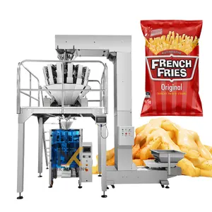 Máquina de embalagem de batata batata de gusset, pesagem automática certificada ce, batatas fritas, embalagem com nitrogênio
