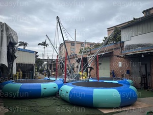 Juegos Inflables de Carnaval con Certificación CE, Trampolín, Juegos de Salto Bungee para 4 Personas, Venta al por Mayor para Negocios de <span class=keywords><strong>Alquiler</strong></span> - Product Image 4