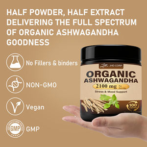 OEM Private Label 2100mg Pure Biologische <span class=keywords><strong>Ashwagandha</strong></span> <span class=keywords><strong>Capsules</strong></span> voor Stress & Stemmingsondersteuning - Product Image 3