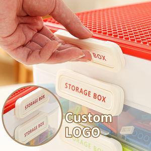 Boîte de <span class=keywords><strong>rangement</strong></span> pour jouets en plastique PP au design moderne et créatif, grande taille, pour le tri des blocs de construction <span class=keywords><strong>Lego</strong></span>, avec petits compartiments pour jouets - Product Image 3