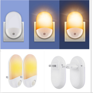Lampe de nuit sans fil à détecteur de mouvement PIR Lampe de nuit à induction Luminaria Chambre à coucher Couloir Applique murale LED Veilleuse EU/US Plug - Product Image 2