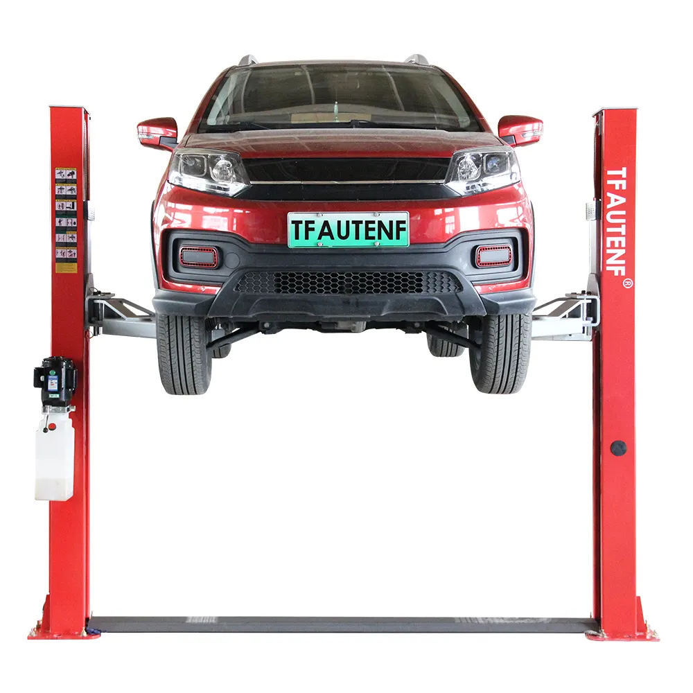 TFAUTENF TF-B40 hydraulic two post car lift/car hoist with 4000 kg/8818 lb lifting capacity for auto repair   maintenance