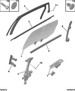 Interruttore Alzacristalli Elettrico Nero OE 98074459ZD XZF Nuovo di Zecca per Peugeot 308S 408 T9 T93, per Porte e Finestrini Auto - Product Image 6