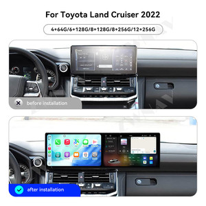 Автомагнитола ZWNAV с двумя 10,1-дюймовыми экранами для Toyota Land Cruiser Prado 2022, GPS-навигация, мультимедийный проигрыватель, Android-магнитола - Product Image 2