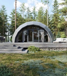 Tente dôme de luxe pour glamping, facile à installer, résistante aux intempéries, idéale pour les camps de tourisme dans le désert, vente en gros - Product Image 1