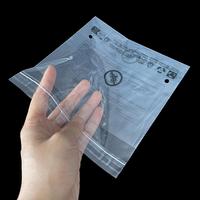 Paquet de poly sacs d'emballage transparents en plastique auto-adhésifs pour sous-vêtements sac de protection à bulles en poly plastique auto-scellant PE personnalisé
