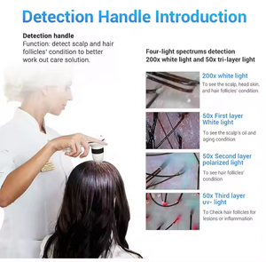 Multi Languages Hair Scanner Follicle Detector Nano Spray Gun <b>Massage</b> Ai Hair Scalp Analyzer <b>Machine</b> - Product Image 5