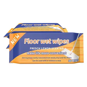 No pigment Healthcare Customized Spunlace Non-woven Fabric floor wet wipes flash speed mop refill wipes