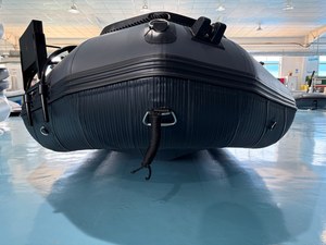 Bateau robuste RSA-HD380 gris foncé de 380 cm avec renfort de fond et <span class=keywords><strong>support</strong></span> <span class=keywords><strong>moteur</strong></span>, <span class=keywords><strong>support</strong></span> radar pour l'aventure - Product Image 5