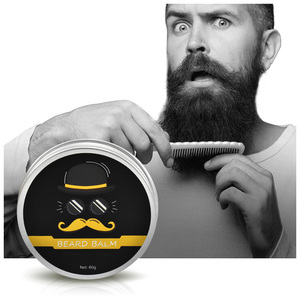 Balsamo per Barba alla Biotina, Ispessente per Barba e <span class=keywords><strong>Baffi</strong></span>, Cera per <span class=keywords><strong>Baffi</strong></span>, Balsamo Idratante per la Crescita dei Peli del Viso e Balsamo Senza Risciacquo - Product Image 1