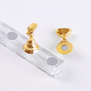 Base Sólida de Acrílico para Práctica de Uñas, Soporte de Exhibición de Esmalte de Uñas de Aleación de Cristal, Herramienta de Manicura - Product Image 3