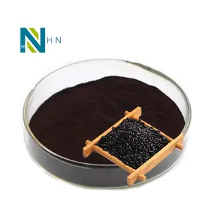 Pure natural wholesale price black rice extract Anthocyanins Powder Wholesale Bulk Black Rice Extract 25% Anthocyanins