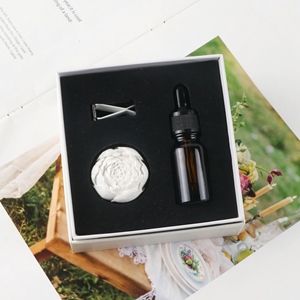 Diffuseur d'huiles essentielles en porcelaine en gros, <span class=keywords><strong>parfum</strong></span> d'intérieur, clip <span class=keywords><strong>de</strong></span> ventilation <span class=keywords><strong>de</strong></span> voiture en céramique <span class=keywords><strong>parfum</strong></span>ée, désodorisant en plâtre aromatique - Product Image 3