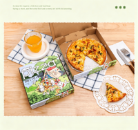 Boîtes à pizza et sushi personnalisées écologiques pour la livraison de la part des pizzerias et restaurants, en carton ondulé, 7-10 pouces, pour la vente en gros de produits alimentaires