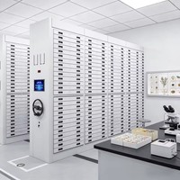Système de rangement intelligent en acier moderne et verrouillable pour bureaux, comprenant des compacts mobiles, des armoires de classement et des étagères, pour l'ingénierie et le commerce extérieur, vente en gros