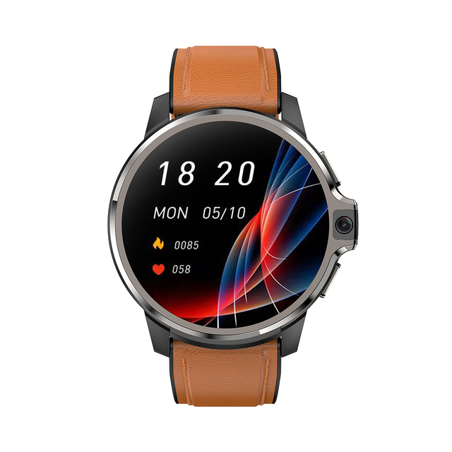 DM30 4G SIM Card Dual Camera Android 9.1 Smartwatch 1050mAh Wifi GPS Face ID SpO2 Heart Rate Smart Watch