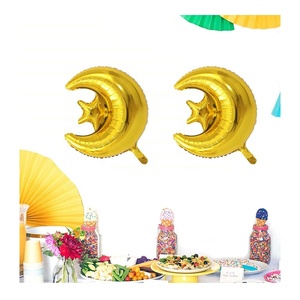 Palloncini decorativi all'ingrosso di grandi dimensioni (18 pollici) a forma di <span class=keywords><strong>luna</strong></span> e stella in lamina, gonfiabili con elio, per decorazioni per feste Eid Mubarak e Ramadan. - Product Image 2