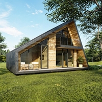 Maison de vacances préfabriquée design Hostel, mini-maison modulaire, suite de jardin, villa, maisons préfabriquées, cabane